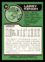 1977-78 Topps # 28 Larry Kenon Near Mint  ID: 306493