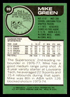 1977-78 Topps #99 Mike Green Very Good   
