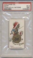 1890  N72 COINS OF ALL NATIONS EGYPT PSA 5 EX (MK)  #*