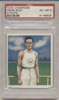 1910 T218 CHAMPIONS MECCA FRANK RILEY (ATHLETE) PSA 6 EX-MT  #*