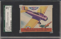 1941 SKY BIRDS #9 USA CURTIS PURSUIT PLANE SGC 50 VG/EX 4   #*