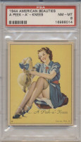 1944 American Beauties A Peek-A-Knees PSA 8 NM-MT  #*