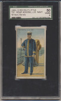 1910 T81 MILITARY INFANTRY, REAR ADMIRAL US NAVY SGC 50 VG-EX 4   #*