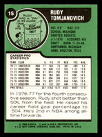 1977-78 Topps # 15 Rudy Tomjanovich Ex-Mint 