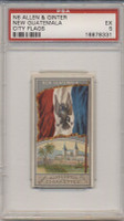 1888 N6 ALLEN & GINTER CITY FLAGS NEW GUATEMALA PSA 5 EX  #*