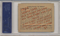 1939 WORLD IN ARMS "SAMPLE CARD" #3 (MISC.) LANDING RUSSIAN AIR INF. PSA 4 VG-EX  #*