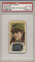 1889 N218 FAMOUS GEMS OF THE WORLD SAPHIRE PSA 6 EX-MT  #*#