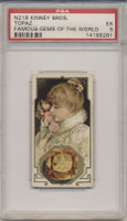1889 N218 FAMOUS GEMS OF THE WORLD TOPAZ PSA 5 EX  #*