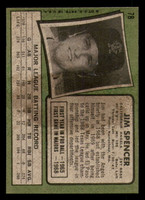 1971 Topps # 78 Jim Spencer Excellent+  ID: 307129