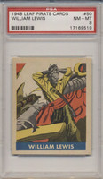 1948 LEAF PIRATE CARDS #50 WILLIAM LEWIS PSA 8 NM-MT  #*sku30834