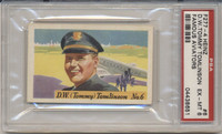 1938 F277-4 Famous Aviator #6 D. W. Tommy Tomlinson PSA 6 EX-MT  #*