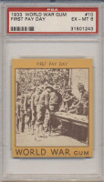 1933 World War Gum R174 #10 First Pay Day PSA 6 EX-MT  #*