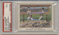 1910 T220 MECCA FIGHT BETWEEN RANDALL/BELASCO PSA 5 EX  #*