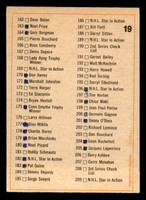 1972-73 O-Pee-Chee #19 Checklist UER Marked OPC 