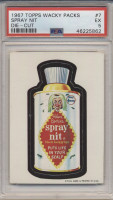 1967 Topps Wacky Packs Die Cut #7 Spray Nit PSA 5 EX  #*