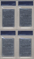 1950 F400 LEVER BROTHERS CO JET & ROCKET PLANES SET (30) PSA GRADED GPA 5.233  SET 1  #*