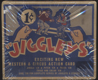 1950/51 Jiggleys Action Cards Empty Display Box 1 Cent  #*