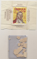 1947 Goudey Gum R773 Indians Original Art Of Ring on Side Panel, Wrapper, 1Card, & Letter From The Goudey Company  #*