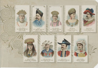 1888-1890 A 26 Costumes Of All Nations (10) Loose Pages  #*