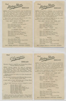1930's D119 Birds Multiple Bakeries Lot 16  3 1/2 by 5 inches  #*sku2045