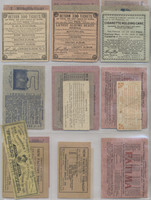 1909-1914 Tobacco Coupons Lot 33 Or Singles $10 each  #*slu2399