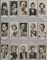 1934-37 Sinclair Ltd Movie Stars Set 54  #*