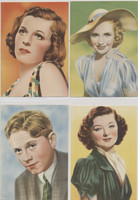 1940 Sherman's Pools LTD. Famous Film Stars Set 8  #*