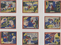 1950s W670-3 Flip Cards Inc. Three Musketeers Set 21  #*