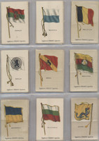 1910 S-33 National Flags (Egyptienne Straight Cigarettes) Lot( 43) 3 1/4 By 2 1/8 Inches  #*