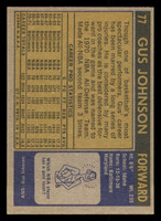 1971-72 Topps #77 Gus Johnson DP Near Mint DP    ID:309397