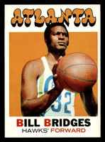 1971-72 Topps #132 Bill Bridges DP Near Mint Hawks DP    ID:309497