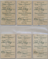 1890 N111A W. Duke & Sons Co Gems Of Beauty Fair Play Long Cut Lot 13/25 "" TOUGH!!!  #*