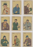 1934 Whitman Publishing Co R112-11a Card-O Character Cards Dick Tracy Lot 21 + 3 Dups.  #*