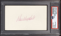 Don Drysdale Signed Auto Index Card PSA DNA Slabbed Dodgers