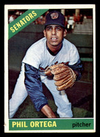 1966 Topps #416 Phil Ortega Excellent Senators  ID:311053