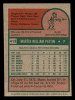 1975 Topps Mini #413 Marty Pattin Excellent+ Royals    ID:311817