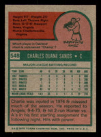 1975 Topps Mini #548 Charlie Sands Excellent Angels    ID:311952