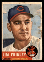 1953 Topps #187 Jim Fridley Poor Indians   ID:312085