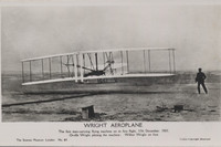 1908 Post Card #67 Wright Brothers Aviation London, England Real Photo  #*