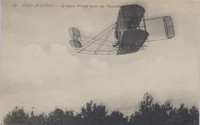 1908 Post Card #13 Wright Brothers Aviation France Real Photo  #*