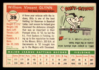 1955 Topps #39 Bill Glynn Excellent+ Indians   ID:312177