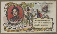 1900 Guerin Bourton Paris, France Benefactors Of Humanity Chistopher Columbus Ex-Mt  #*
