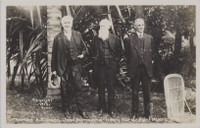 1914 Photo Post Card Thomas A. Edison, Henry Ford, John Burroughs  #*