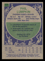 1975-76 Topps #114 Phil Lumpkin Near Mint Suns   ID:313056