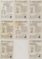 1962 Crusader Rabbit Bell Brand Lot Of 8 GOOD  #* WILL SELL SINGLES