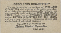 1922 T85-2A Strollers Cig. Film Stars #60 Rudolph Valentino EX-MT  #*