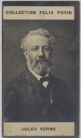 1900 Felix Potin France Famous People (Photo) Jules Verne Vg+  #*