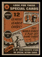 1972 Topps #38 Carl Yastrzemski IA Very Good Red Sox IA   ID:313725