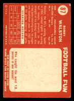 1958 Topps #87 Bobby Walston Excellent Eagles   ID:313812