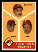 1960 Topps #466 Phillies Coaches Print Line Phillies   ID:314893